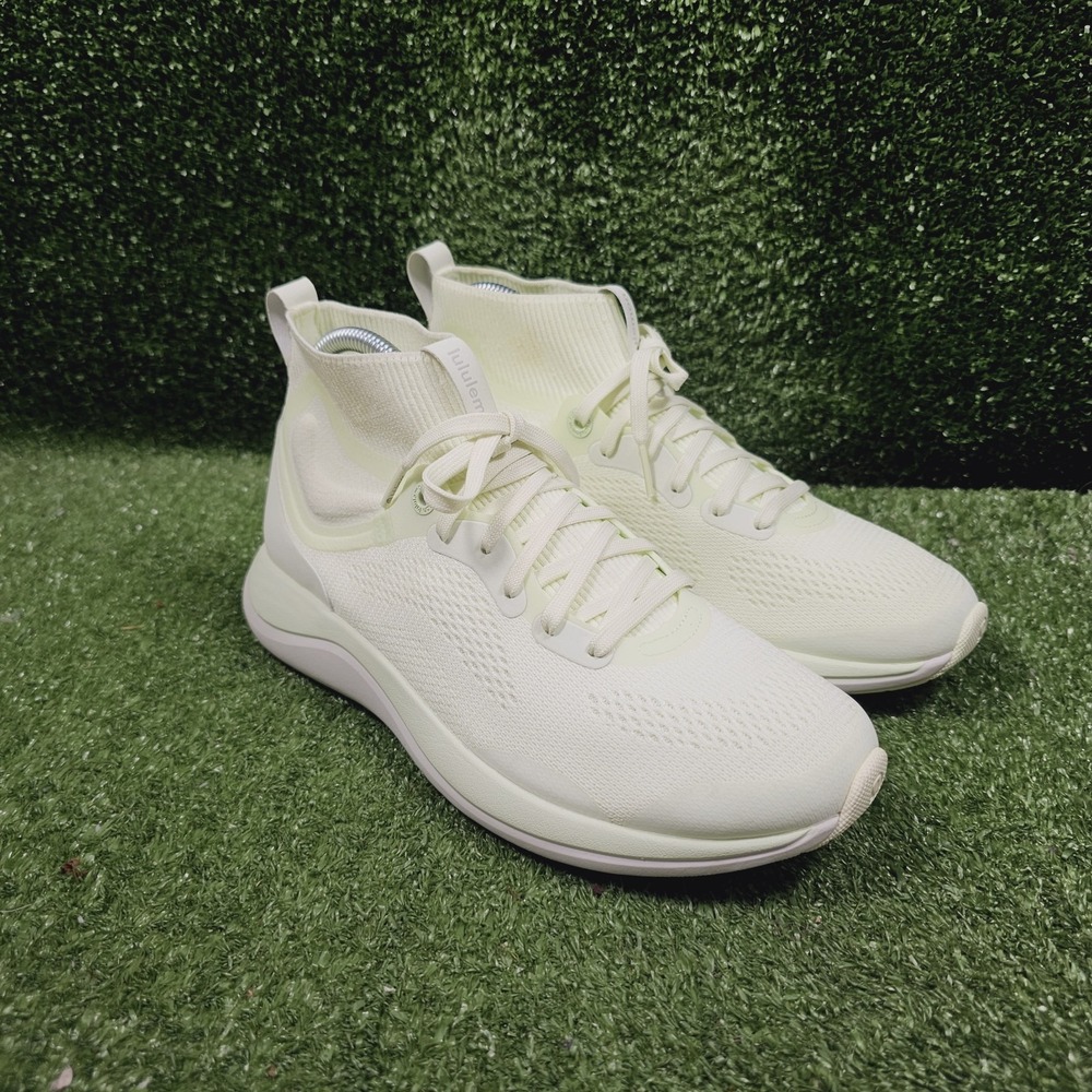 Lululemon Chargefeel 2 Mid Bright Green‎ Athletic Sneakers Womens Size 8.5